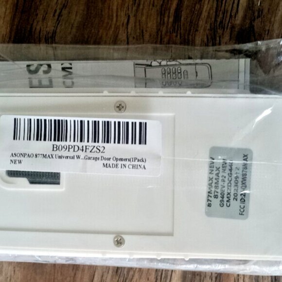 Garage Wireless Keyless Entry 877Max 878Max Compatible 315 MHz 390 MHz Brand New - Picture 5 of 6
